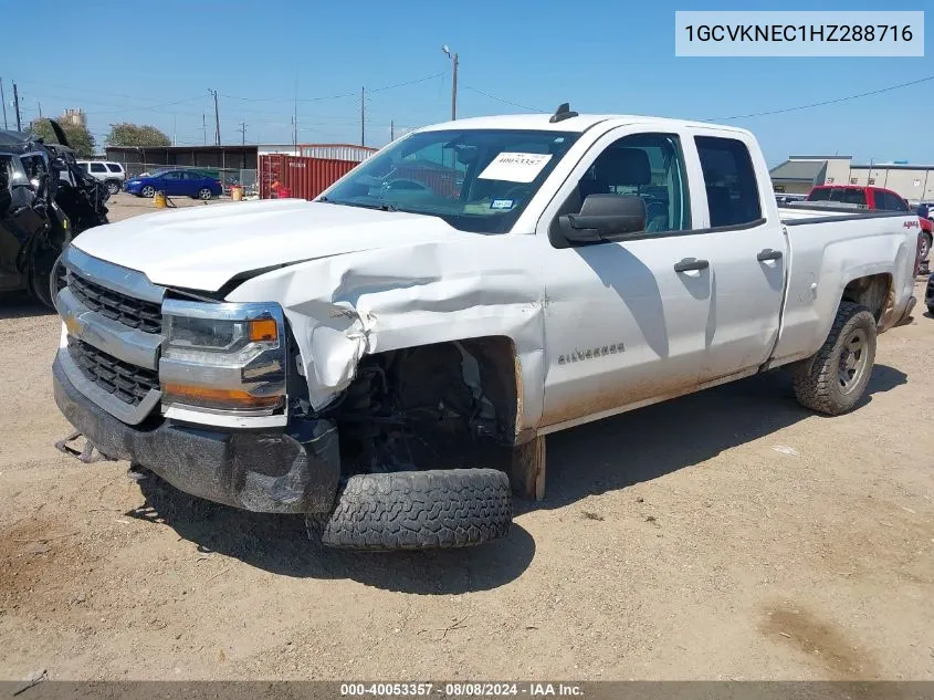 2017 Chevrolet Silverado 1500 Wt VIN: 1GCVKNEC1HZ288716 Lot: 40053357