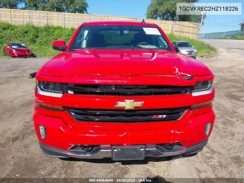 2017 Chevrolet Silverado 1500 1Lt/2Lt VIN: 1GCVKREC2HZ118226 Lot: 40064540