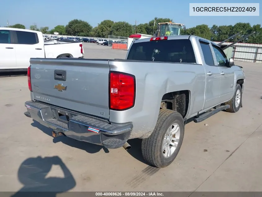 1GCRCREC5HZ202409 2017 Chevrolet Silverado 1500 1Lt