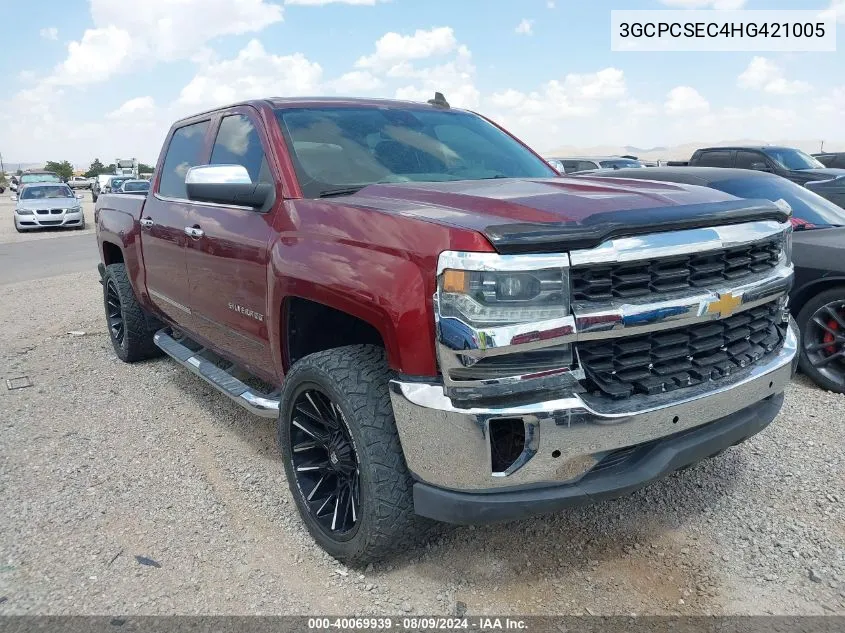 3GCPCSEC4HG421005 2017 Chevrolet Silverado 1500 1Lz