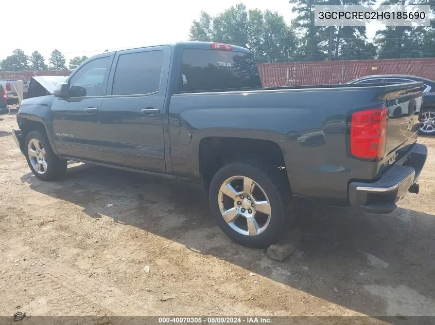 3GCPCREC2HG185690 2017 Chevrolet Silverado 1500 1Lt