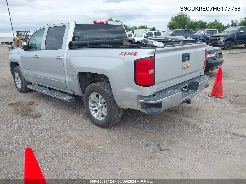 3GCUKREC7HG177753 2017 Chevrolet Silverado 1500 1Lt