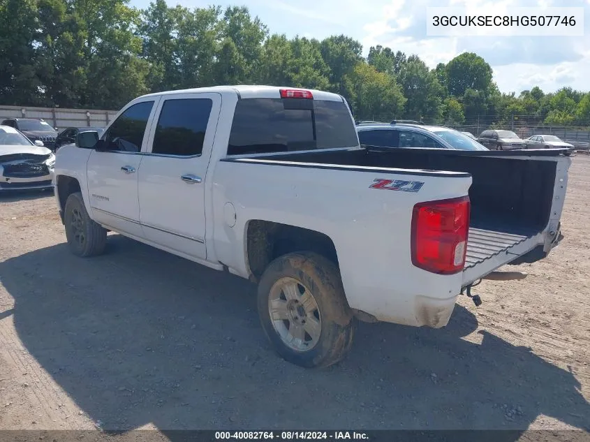 2017 Chevrolet Silverado 1500 2Lz VIN: 3GCUKSEC8HG507746 Lot: 40082764