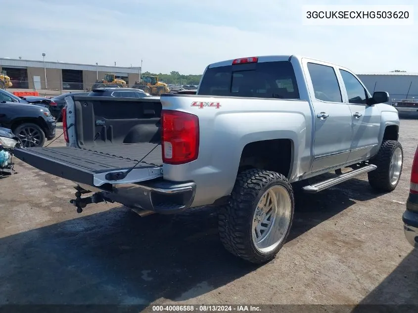 2017 Chevrolet Silverado 1500 1Lz VIN: 3GCUKSECXHG503620 Lot: 40086588