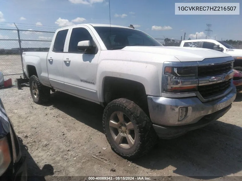 2017 Chevrolet Silverado 1500 1Lt VIN: 1GCVKREC7HZ216507 Lot: 40089343