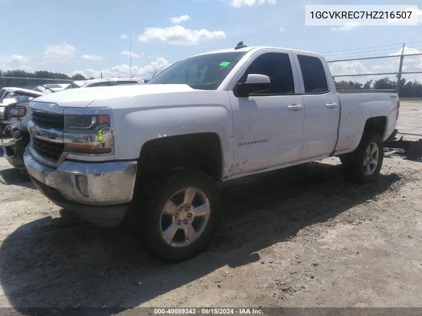 2017 Chevrolet Silverado 1500 1Lt VIN: 1GCVKREC7HZ216507 Lot: 40089343