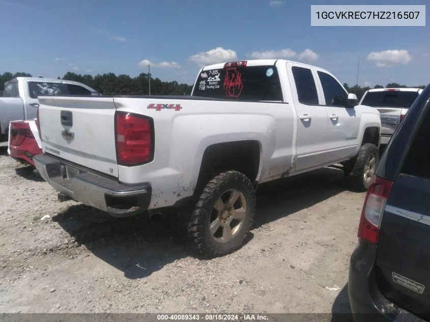 2017 Chevrolet Silverado 1500 1Lt VIN: 1GCVKREC7HZ216507 Lot: 40089343