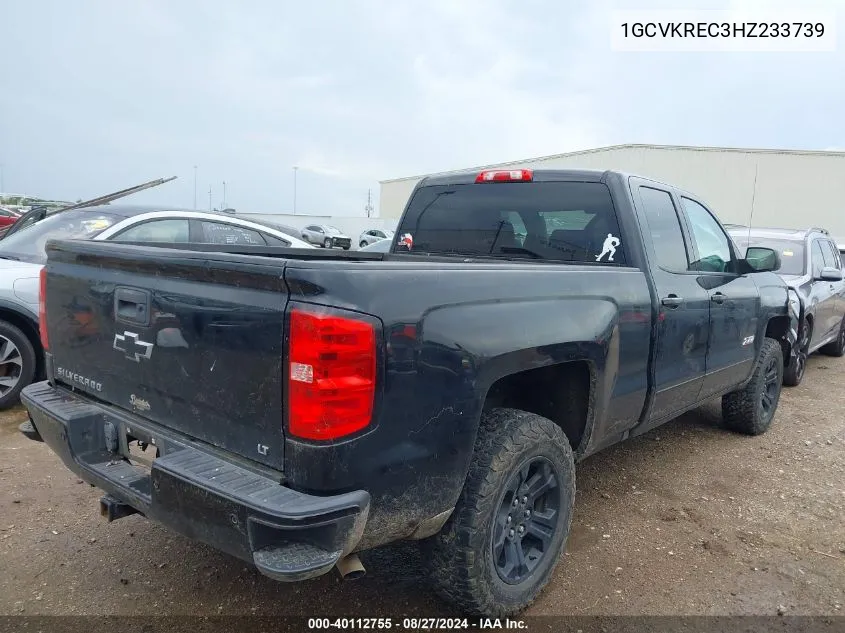 2017 Chevrolet Silverado 1500 2Lt VIN: 1GCVKREC3HZ233739 Lot: 40112755