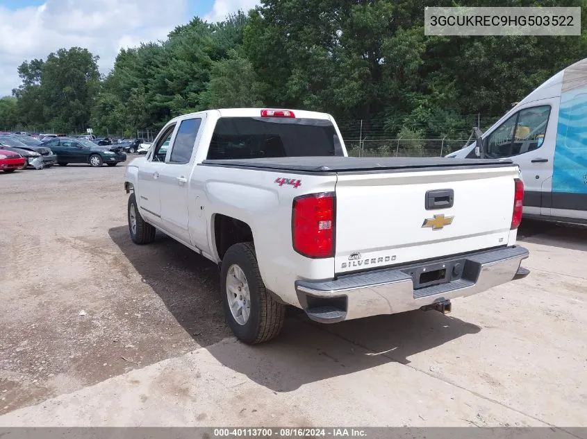 2017 Chevrolet Silverado 1500 1Lt VIN: 3GCUKREC9HG503522 Lot: 40113700