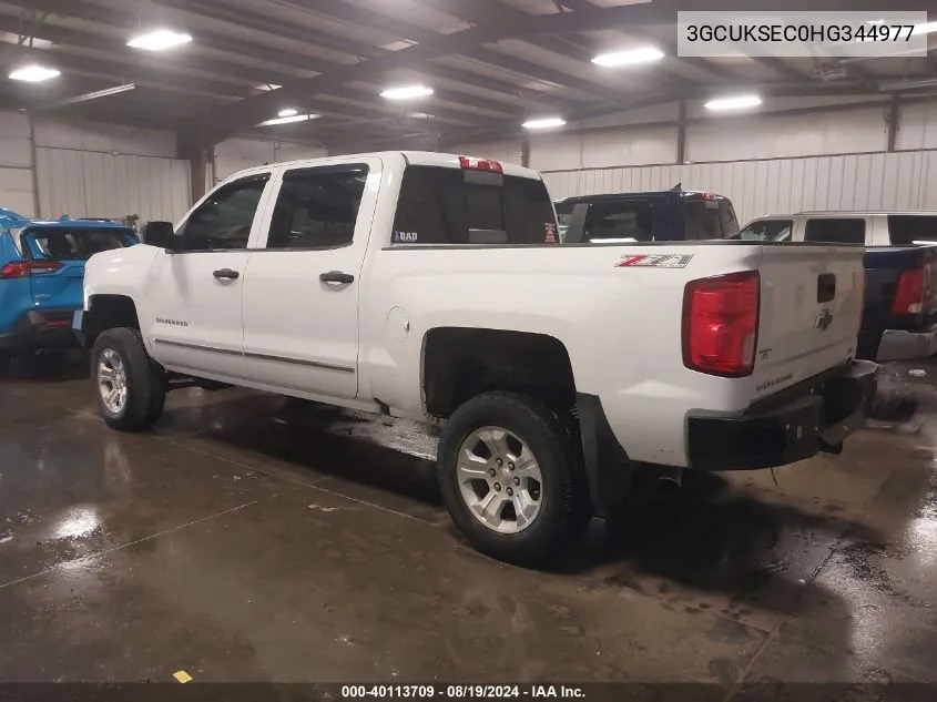 3GCUKSEC0HG344977 2017 Chevrolet Silverado 1500 2Lz