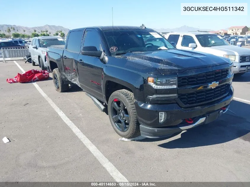 2017 Chevrolet Silverado 1500 2Lz VIN: 3GCUKSEC4HG511342 Lot: 40114653