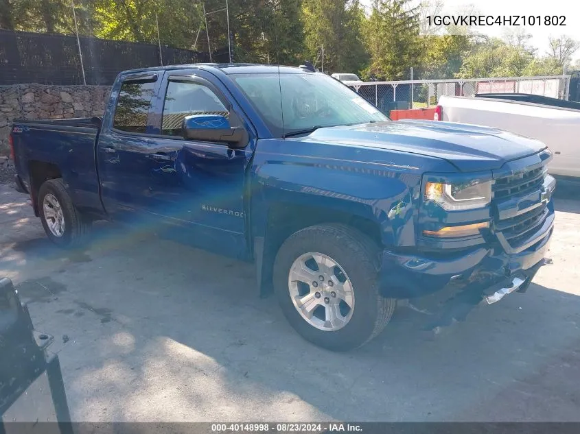 1GCVKREC4HZ101802 2017 Chevrolet Silverado 1500 2Lt