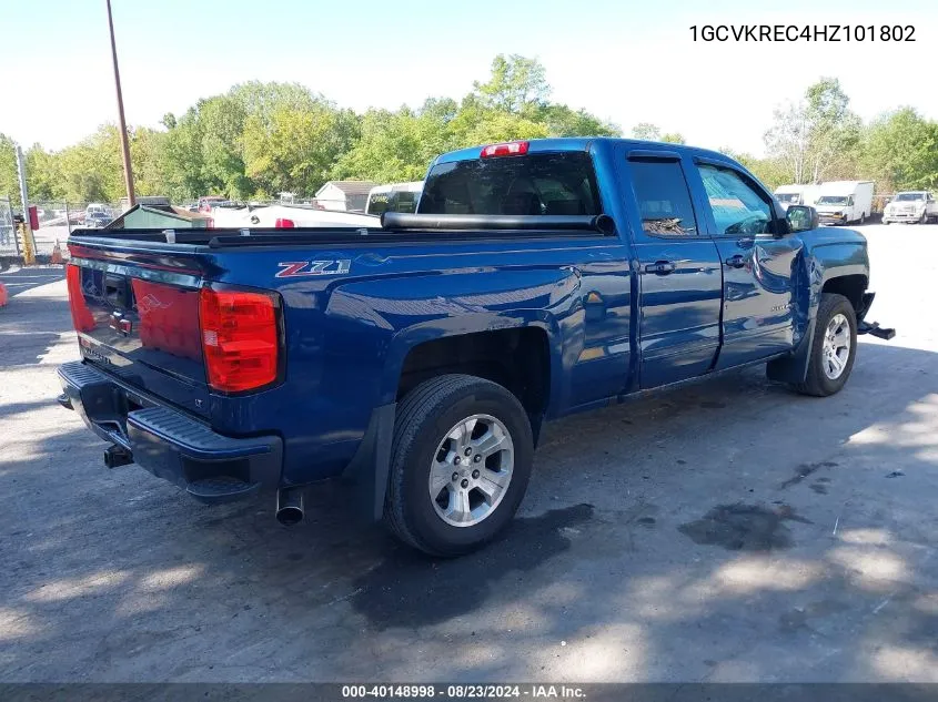 2017 Chevrolet Silverado 1500 2Lt VIN: 1GCVKREC4HZ101802 Lot: 40148998