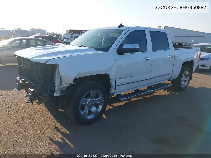 3GCUKSEC8HG350882 2017 Chevrolet Silverado 1500 2Lz