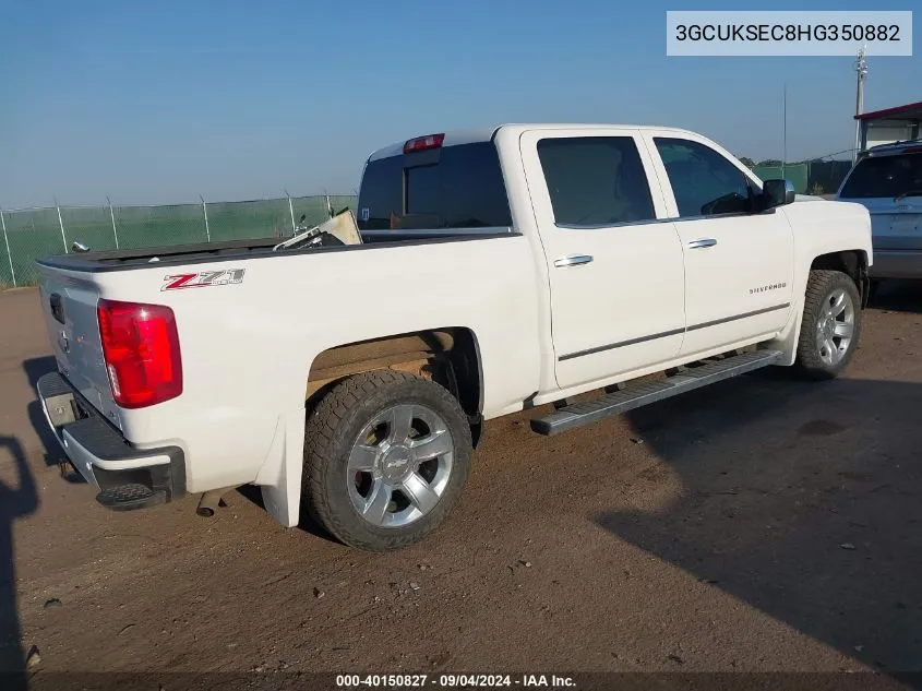 3GCUKSEC8HG350882 2017 Chevrolet Silverado 1500 2Lz