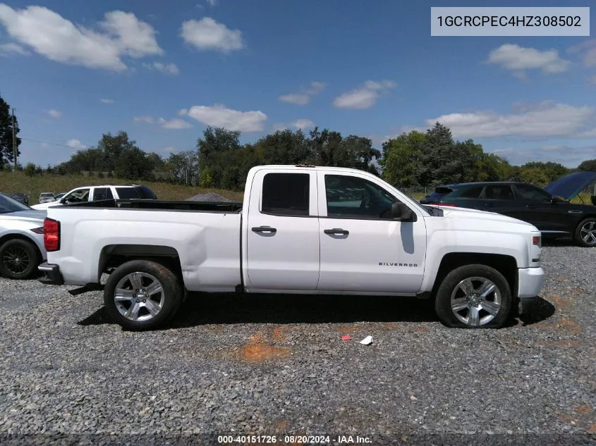 1GCRCPEC4HZ308502 2017 Chevrolet Silverado 1500 Custom