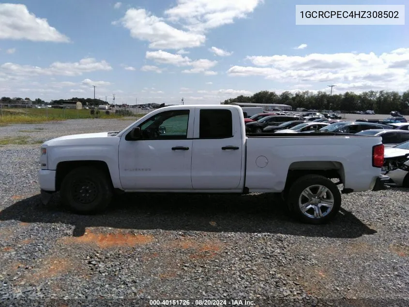 1GCRCPEC4HZ308502 2017 Chevrolet Silverado 1500 Custom