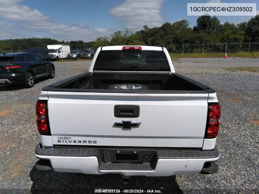 1GCRCPEC4HZ308502 2017 Chevrolet Silverado 1500 Custom