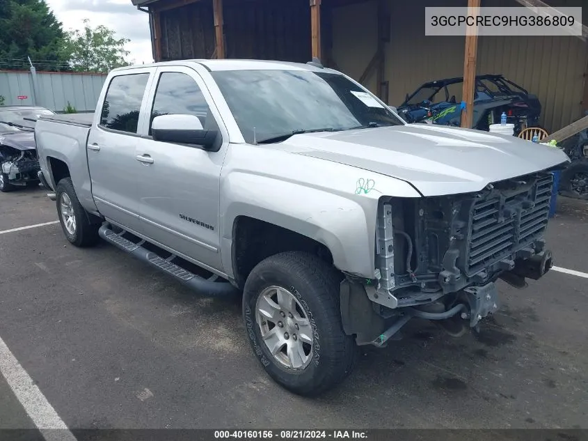 2017 Chevrolet Silverado 1500 1Lt VIN: 3GCPCREC9HG386809 Lot: 40160156