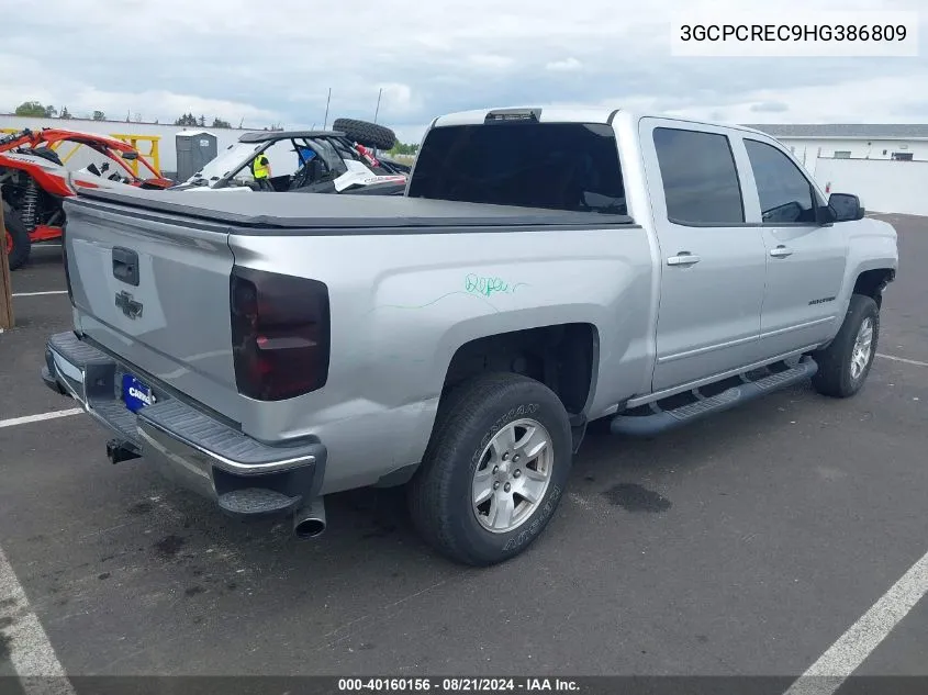 2017 Chevrolet Silverado 1500 1Lt VIN: 3GCPCREC9HG386809 Lot: 40160156