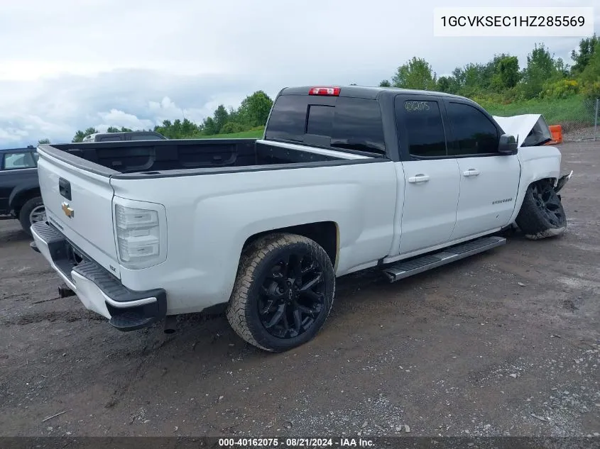 2017 Chevrolet Silverado 1500 1Lz VIN: 1GCVKSEC1HZ285569 Lot: 40162075