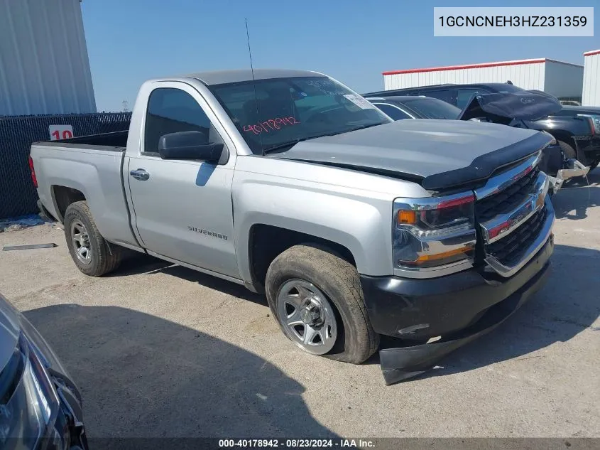 1GCNCNEH3HZ231359 2017 Chevrolet Silverado 1500 Wt