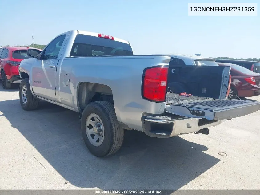 2017 Chevrolet Silverado 1500 Wt VIN: 1GCNCNEH3HZ231359 Lot: 40178942