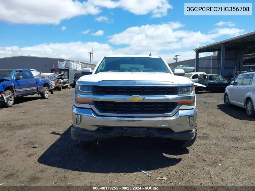 3GCPCREC7HG356708 2017 Chevrolet Silverado 1500 1Lt