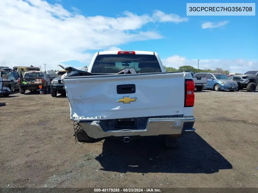 3GCPCREC7HG356708 2017 Chevrolet Silverado 1500 1Lt