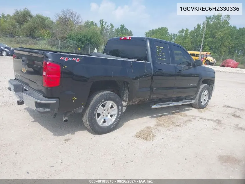 2017 Chevrolet Silverado 1500 1Lt VIN: 1GCVKREC6HZ330336 Lot: 40185873