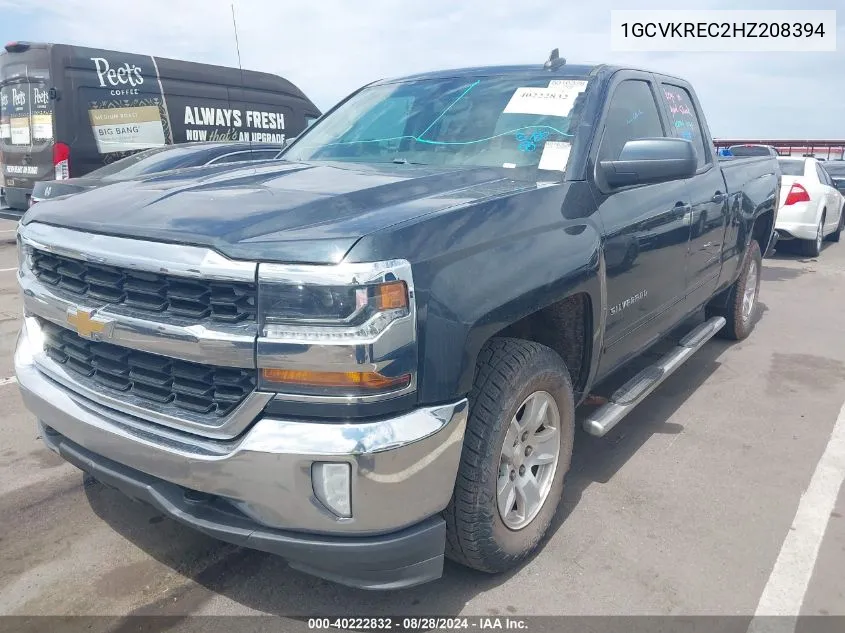 2017 Chevrolet Silverado 1500 1Lt VIN: 1GCVKREC2HZ208394 Lot: 40222832