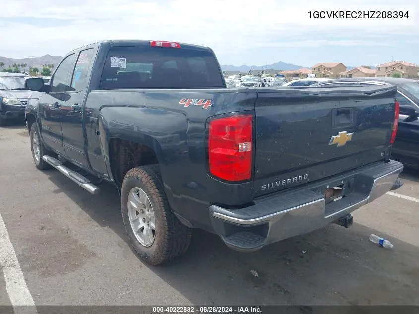 2017 Chevrolet Silverado 1500 1Lt VIN: 1GCVKREC2HZ208394 Lot: 40222832