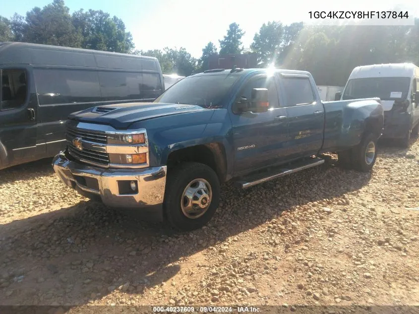 1GC4KZCY8HF137844 2017 Chevrolet Silverado 3500Hd Lt