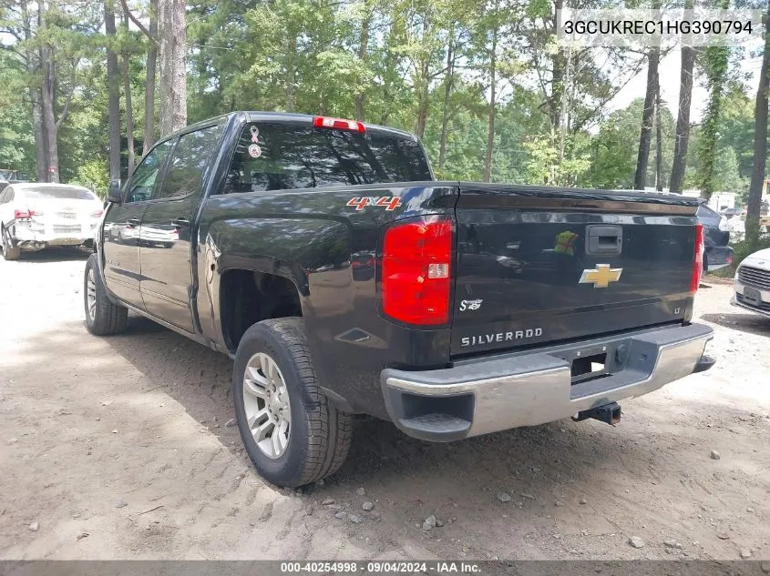 2017 Chevrolet Silverado K1500 Lt VIN: 3GCUKREC1HG390794 Lot: 40254998