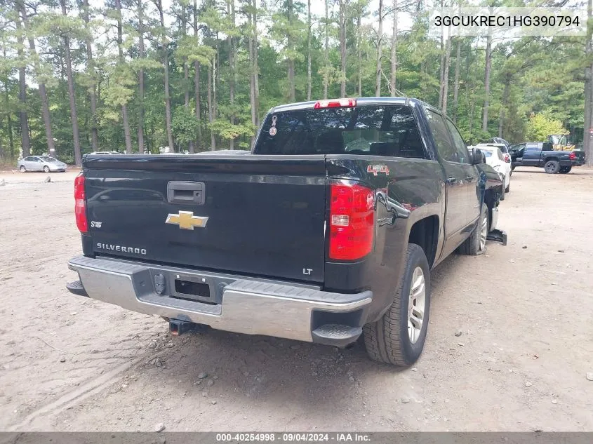 2017 Chevrolet Silverado K1500 Lt VIN: 3GCUKREC1HG390794 Lot: 40254998