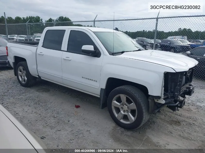 2017 Chevrolet Silverado 1500 C1500 Lt VIN: 3GCPCREC8HG230082 Lot: 40266966