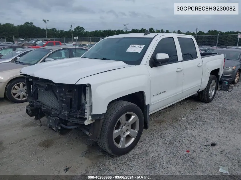 2017 Chevrolet Silverado 1500 C1500 Lt VIN: 3GCPCREC8HG230082 Lot: 40266966