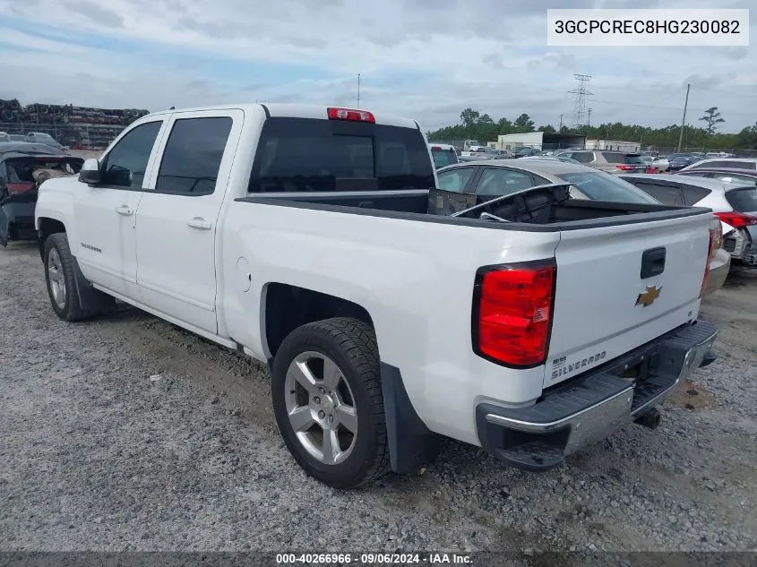 2017 Chevrolet Silverado 1500 C1500 Lt VIN: 3GCPCREC8HG230082 Lot: 40266966