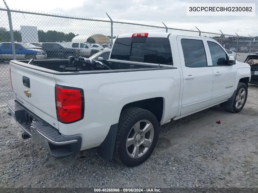 2017 Chevrolet Silverado 1500 C1500 Lt VIN: 3GCPCREC8HG230082 Lot: 40266966