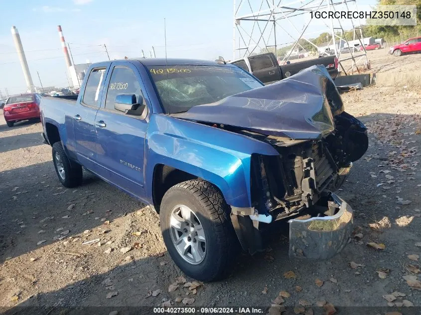 2017 Chevrolet Silverado C1500 Lt VIN: 1GCRCREC8HZ350148 Lot: 40273500