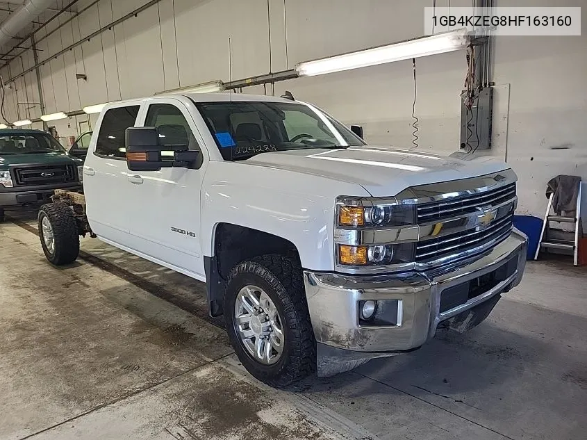 2017 Chevrolet Silverado 3500Hd Lt VIN: 1GB4KZEG8HF163160 Lot: 40298587