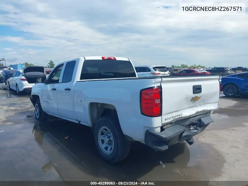 1GCRCNEC8HZ267571 2017 Chevrolet Silverado 1500 Wt