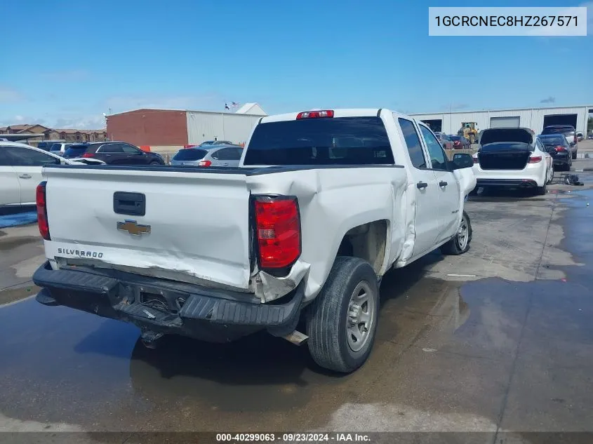 1GCRCNEC8HZ267571 2017 Chevrolet Silverado 1500 Wt