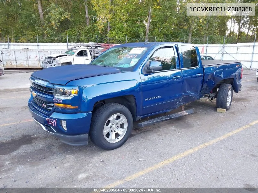 2017 Chevrolet Silverado 1500 2Lt VIN: 1GCVKREC1HZ388368 Lot: 40299584