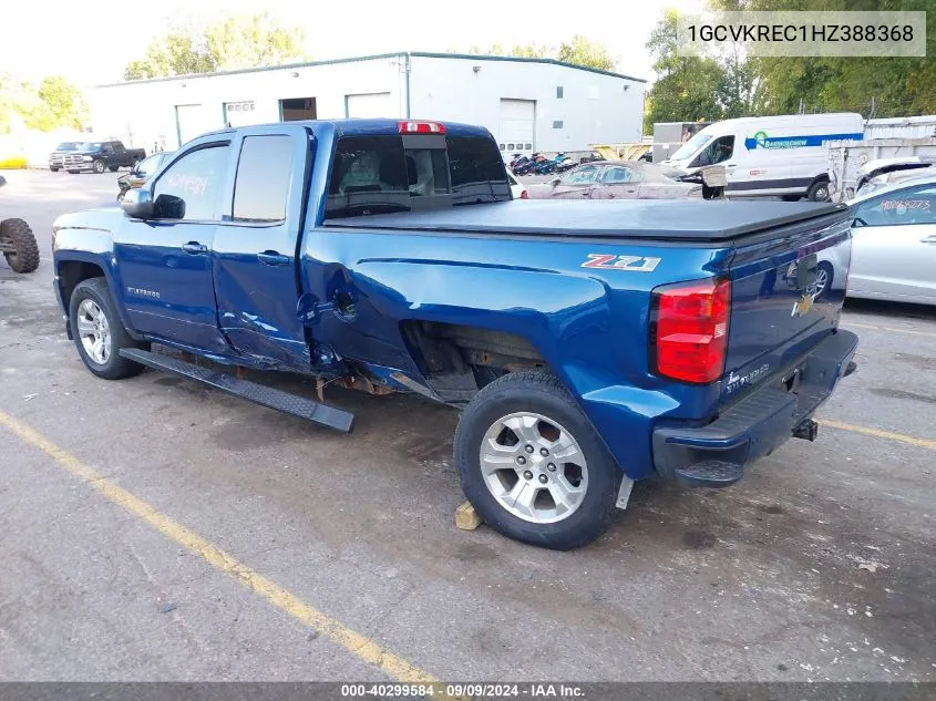 2017 Chevrolet Silverado 1500 2Lt VIN: 1GCVKREC1HZ388368 Lot: 40299584