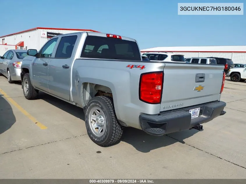 2017 Chevrolet Silverado 1500 Wt VIN: 3GCUKNEC7HG180046 Lot: 40309979