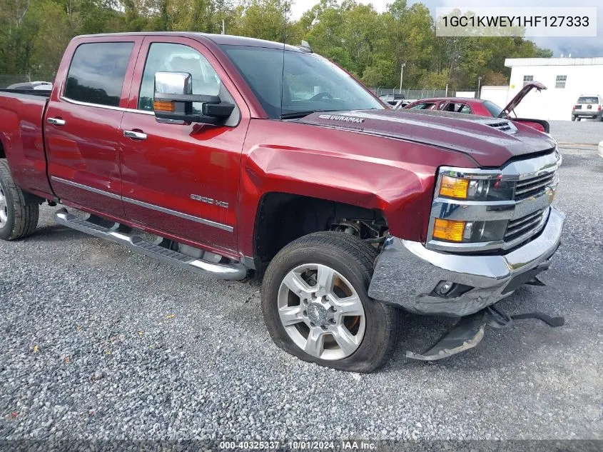 2017 Chevrolet Silverado 2500Hd Ltz VIN: 1GC1KWEY1HF127333 Lot: 40325337