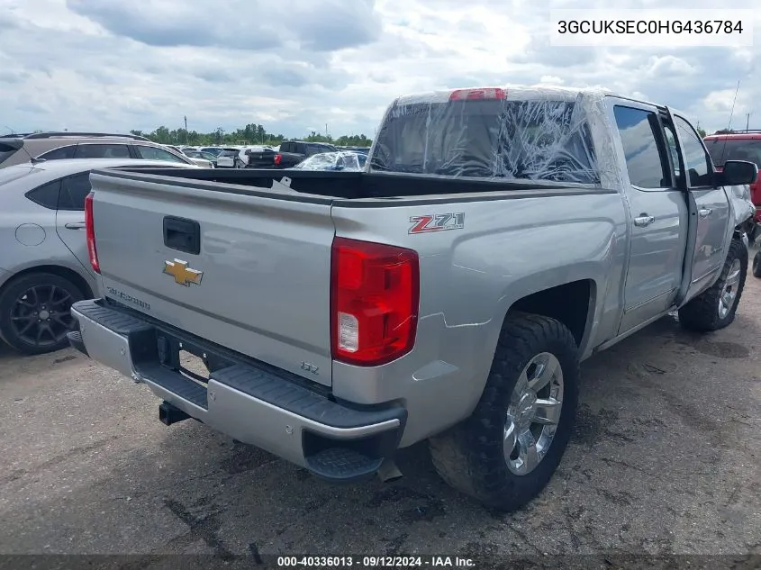 3GCUKSEC0HG436784 2017 Chevrolet Silverado 1500 2Lz