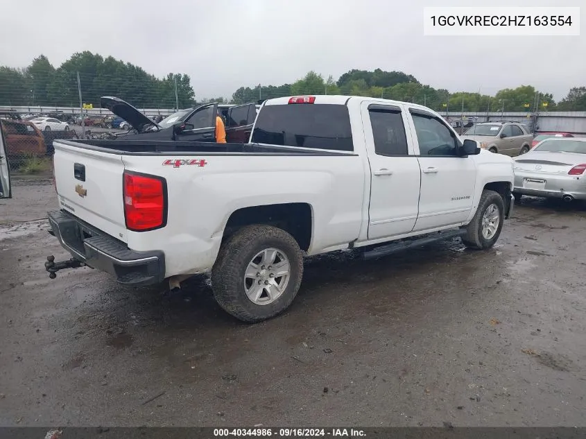 2017 Chevrolet Silverado 1500 1Lt VIN: 1GCVKREC2HZ163554 Lot: 40344986