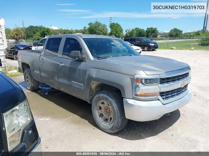 2017 Chevrolet Silverado 1500 Ls VIN: 3GCUKNEC1HG319703 Lot: 40351618